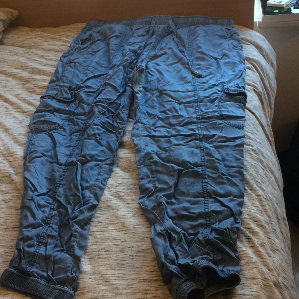 Faux-jean joggers NEVER WORN